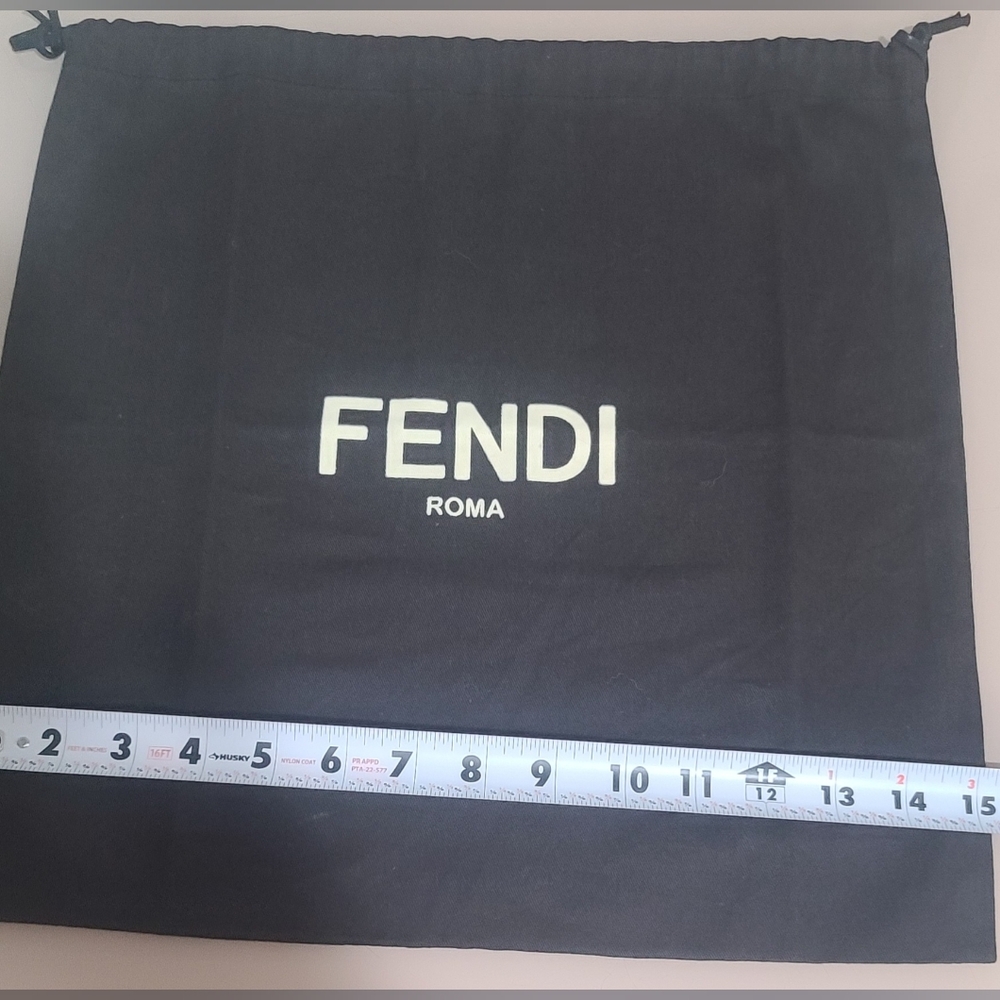Fendi Black and White Logo Dust Bag - Picture 2 of 6